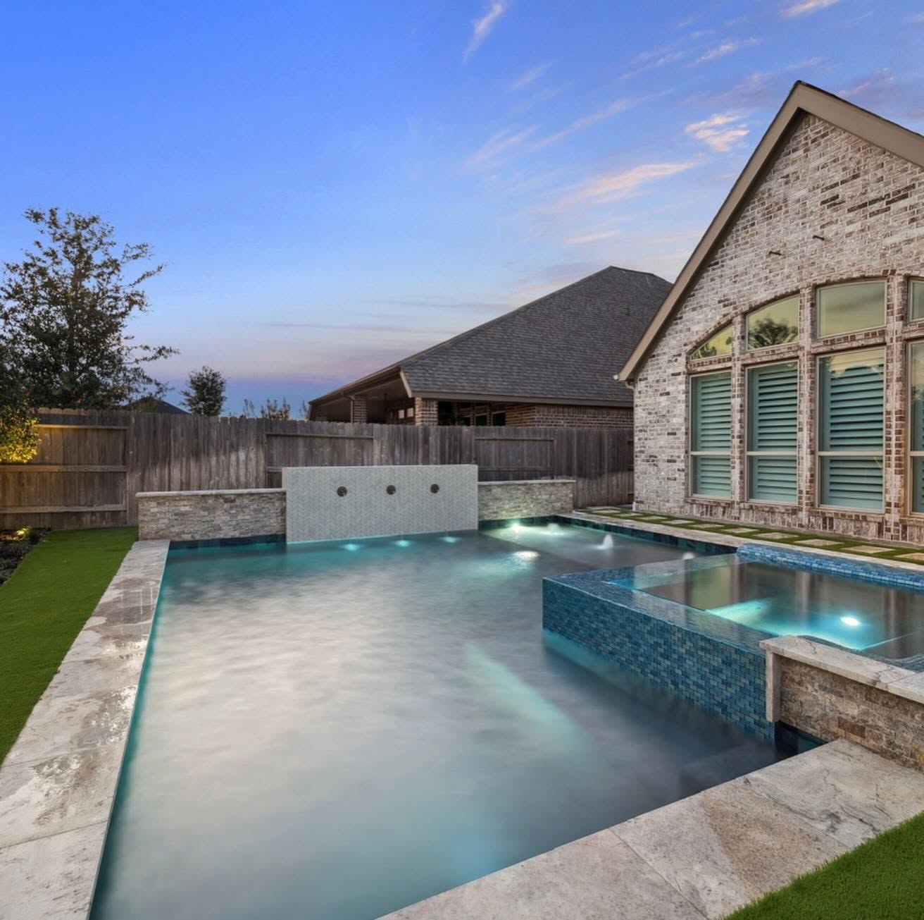 Residential swimming pool in Conroe TX Residential swimming pool in Conroe TX