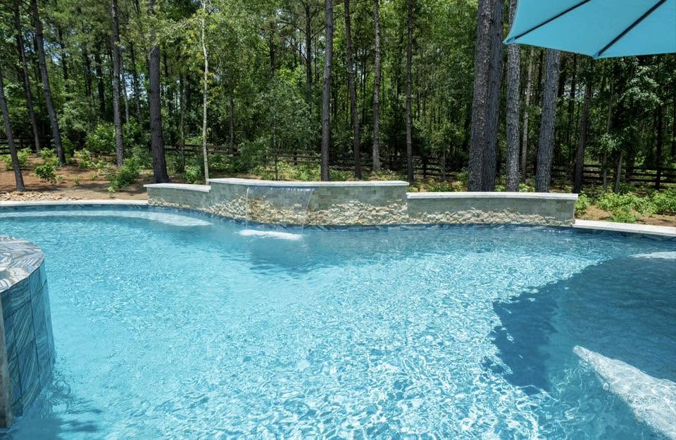 Professionally balanced pool water Houston TX